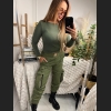 Bluzka z kaszmirem w kolorze khaki